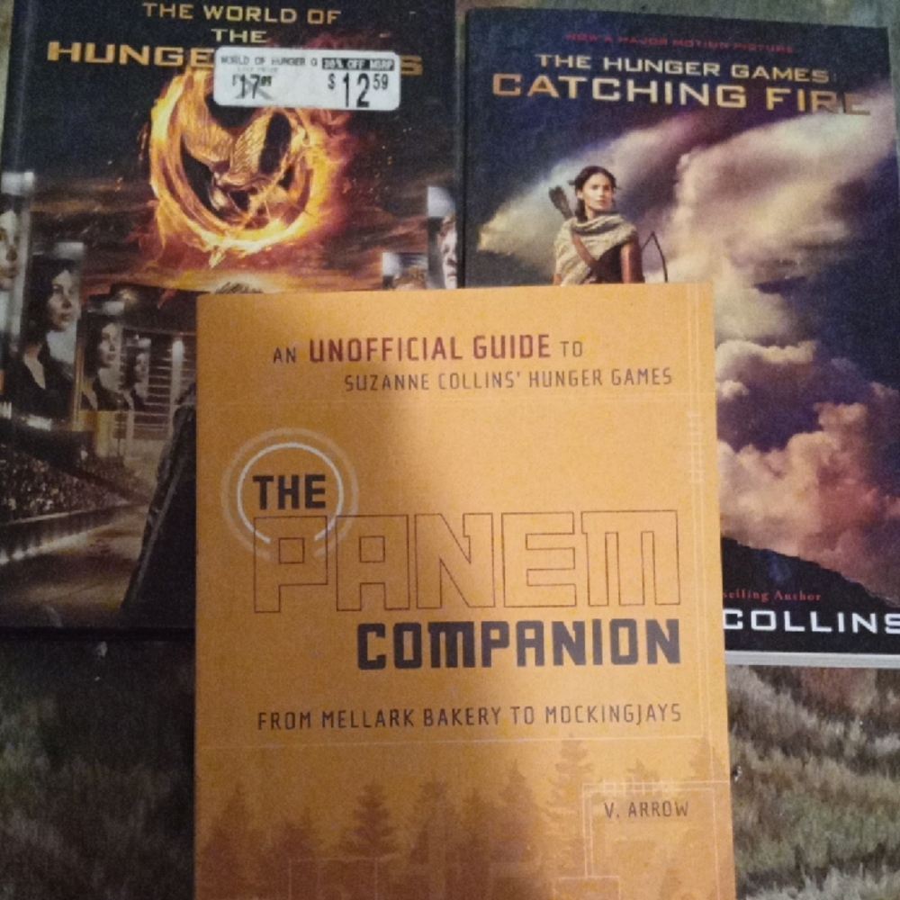 Set Of 3 New Hunger Game Companion Books